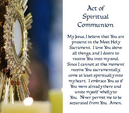 Act of Spiritual Communion